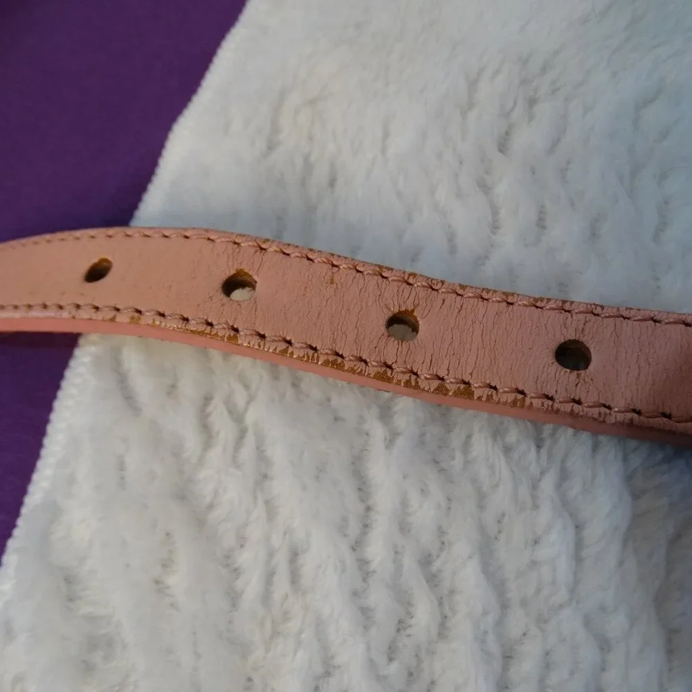 Silver Creek Classics Pink Leather Girl Size 20 Floral Silver tone Conchos